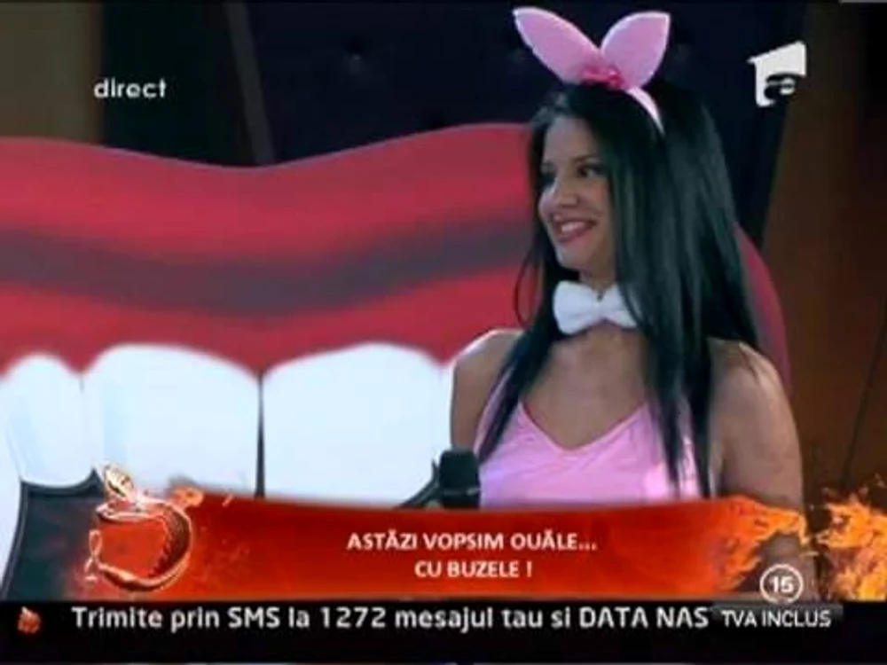 Larisa Tănăsoiu, în 2012 la "Un show păcătos"