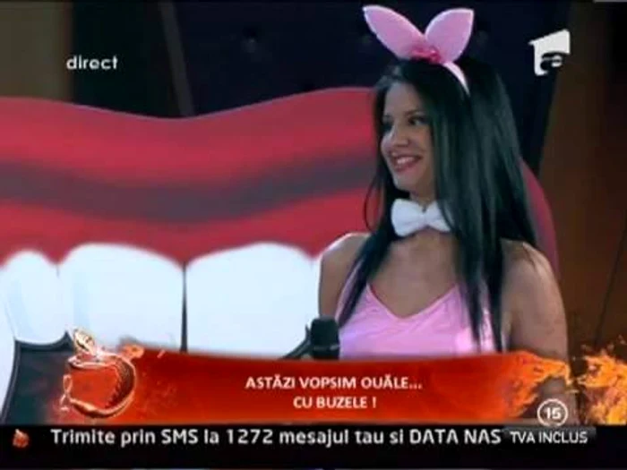 Larisa Tănăsoiu, în 2012 la "Un show păcătos"