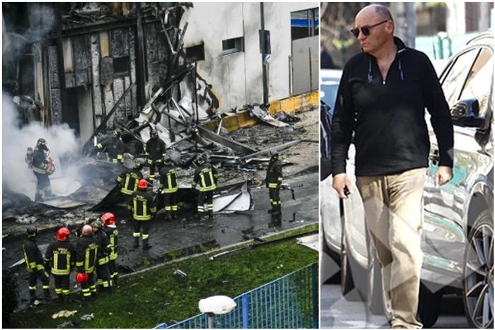 Miliardarul Dan Petrescu, soţia acestuia şi fiul lor Dan Ştefan, printre victimele accidentului aviatic din Italiafoto: Epa-Efe / Cancan.ro