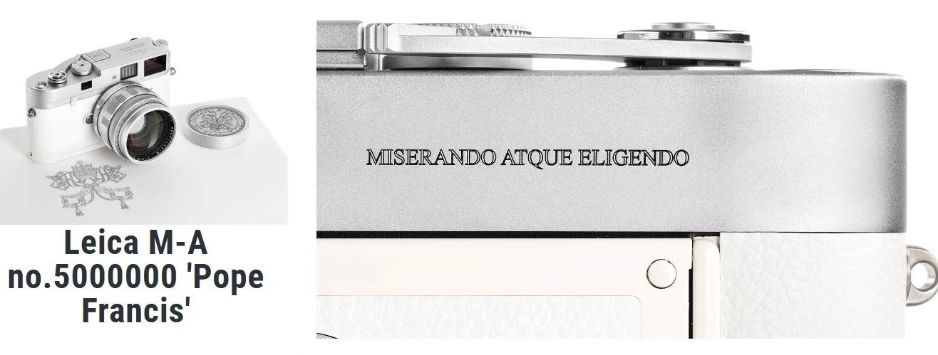 Papa Francisc, un ultim act de generozitate. Cei 6,5 milioane de dolari plătiţi la o licitaţie pentru o cameră foto care i-a aparţinut vor fi donaţi