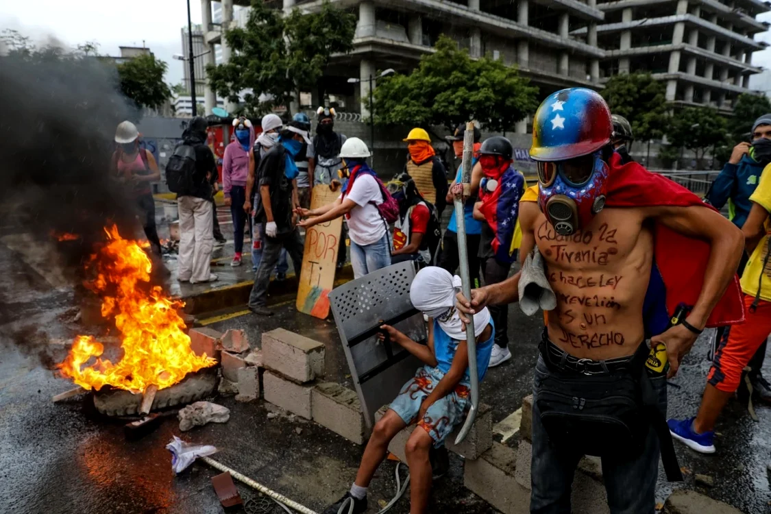 Venezuelenii s-au săturat să fie mințiti și furați de Nicolas Maduro/ FOTO:EPA