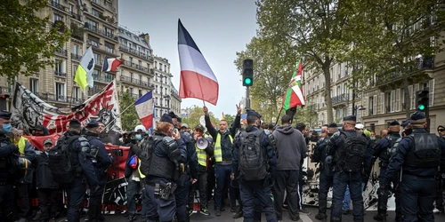 Proteste în Paris de Ziua Muncii. Foto Gettyimages