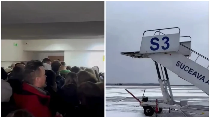 Mai multe zboruri au fost amânate. FOTO: Facebook/Informația ta