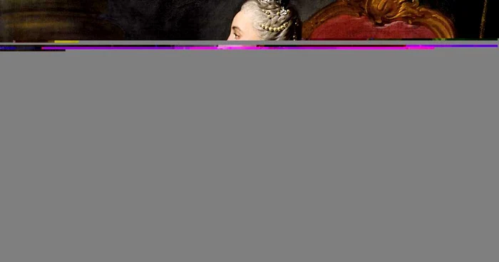 Ecaterina a II-a - pictură realizată de artistul rus Fiodor Rokotov FOTO wikimedia.org