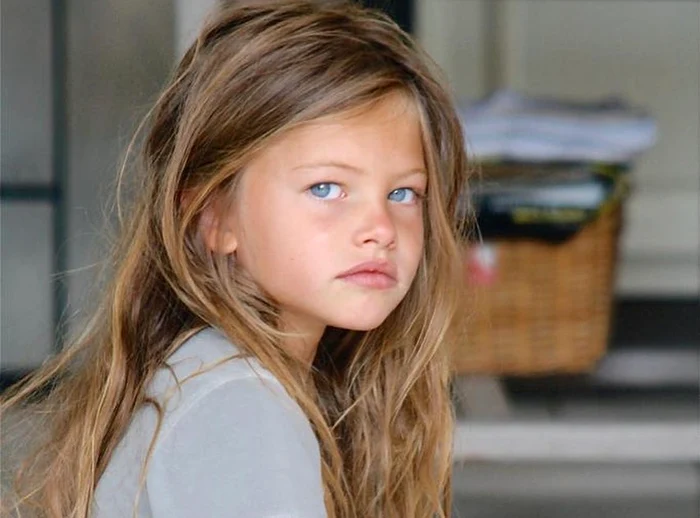 Thylane Blondeau când era mică. FOTO: arhivă
