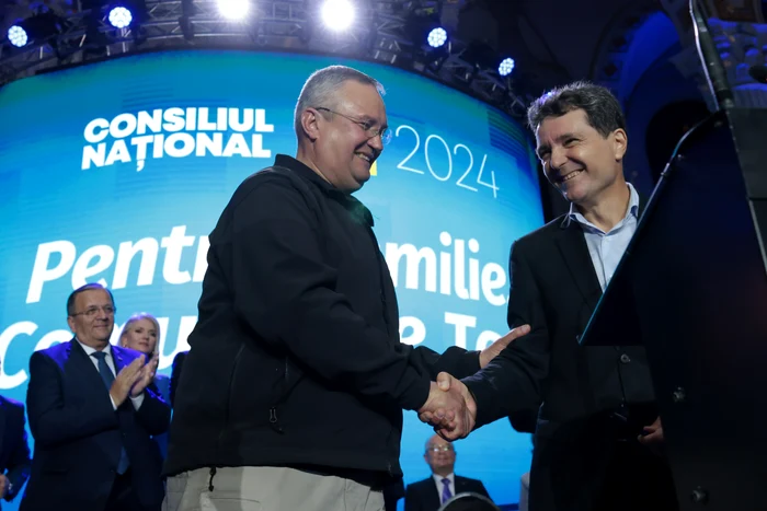Primarul Capitalei - Nicușor Dan și candidatul PNL Nicolae Ciucă FOTO: Inquam Photos/George Călin