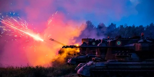 blindate antiaeriene Gepard - soldati romani exercitii in Polonia FOTO Profimedia