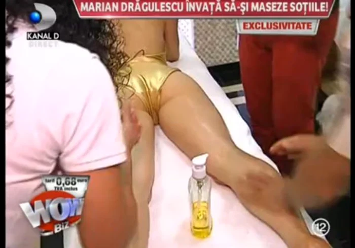 Larisa Dragulescu la masaj