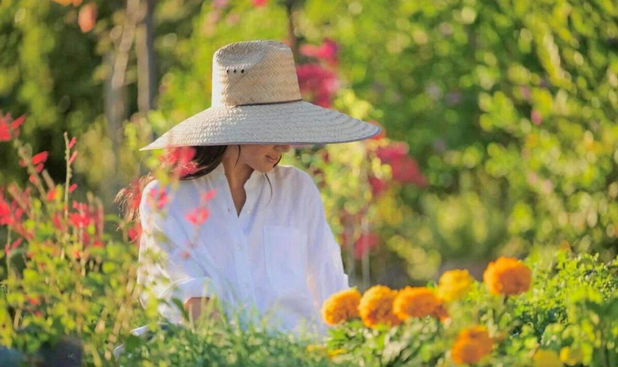 Meghan Markle în natură Montecito jpg
