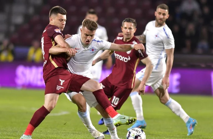 Darius Olaru a fost cel mai bun jucător de pe teren până la accidentare (FOTO: Sportpictures)