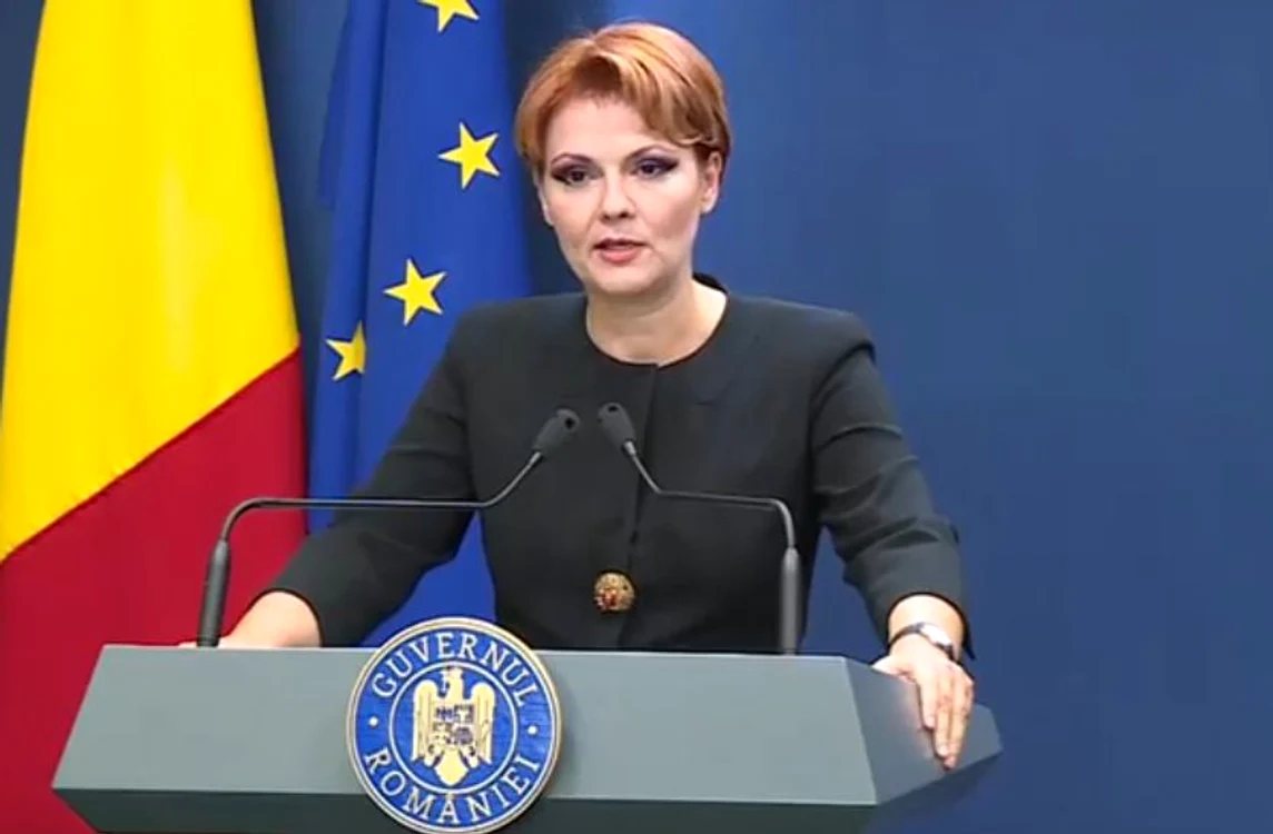 
    Lia Olguța Vasilescu, declarații de presă cu privire la adoptarea noii Legi a Pensiilor Foto: Captură Facebook   