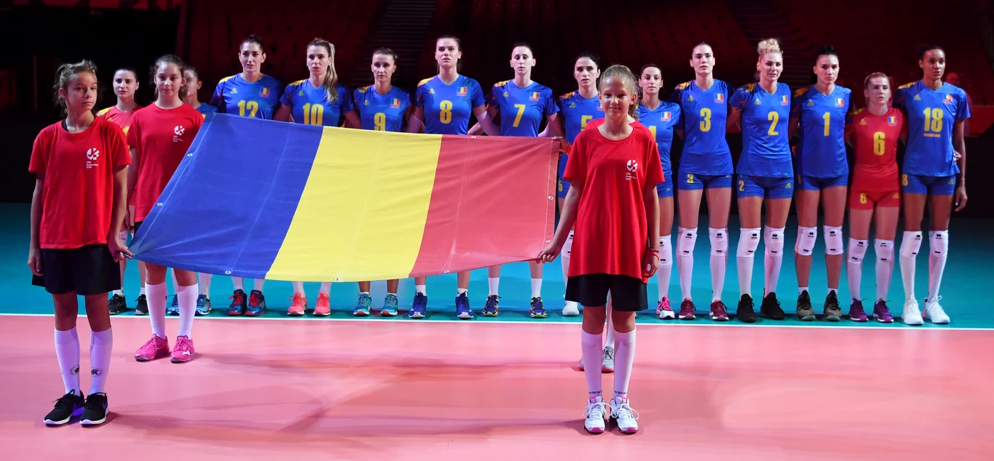 
    Echipa României a dominat meciul cu EstoniaFoto: CEV  