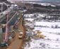 Viaductul Tălmăcel din tronsonul I Şelimbăr - Boiţa al Autostrăzii Sibiu Piteşti Foto captură video - You Tube - Radu Ignat