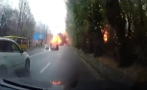 Armata rusă atacă zone rezidențiale FOTO Captură video