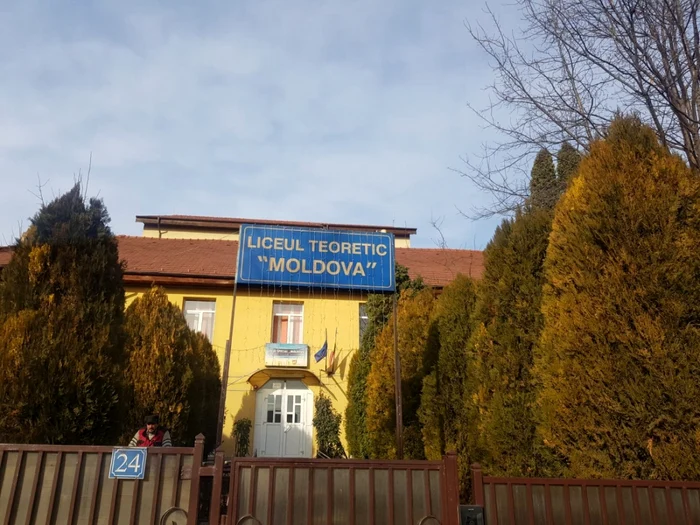 Liceul "Moldova" din Târgu Frumos FOTO Ionuţ Benea