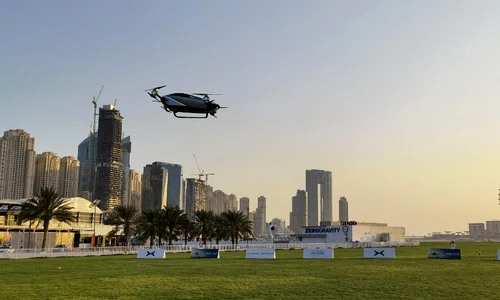 Prima mașină zburătoare a decolat la Dubai. Cum arată X2  AFP PHOTO/ DUBAI CHAMBERS