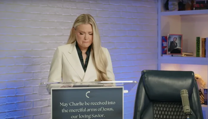 Văduva lui Charlie Kirk a făcut primele declarații după tragedie / Sursa foto: captură video