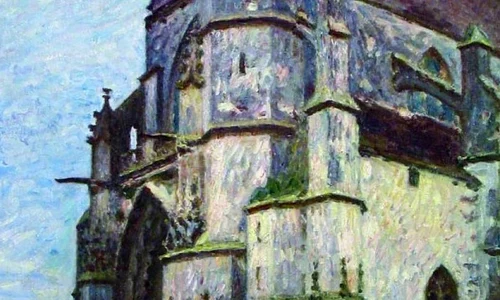 Alfred Sisley, Biserica din Moret jpeg