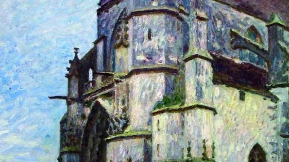 Alfred Sisley, Biserica din Moret jpeg