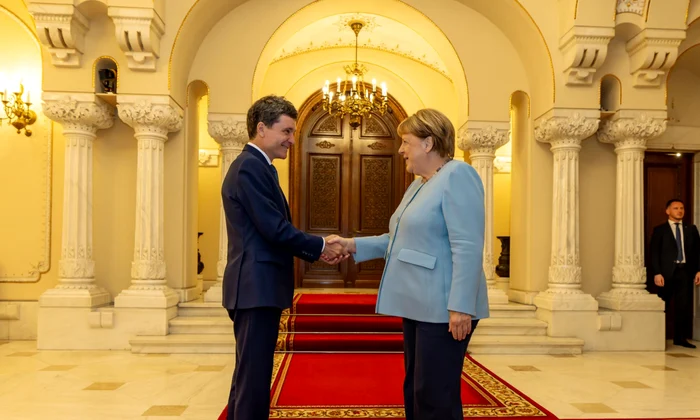 Nicușor Dan și Angela Merkel, la Cotroceni png