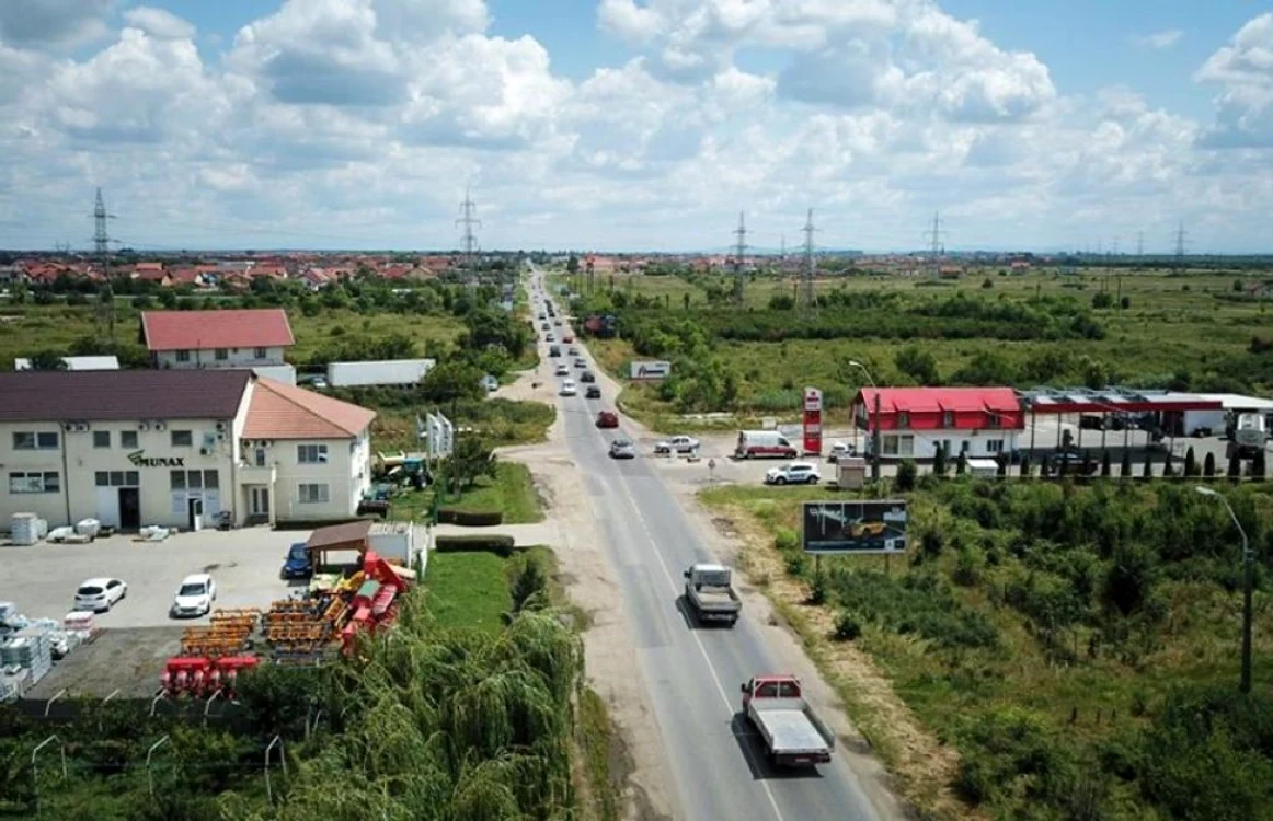 Drumul Timişoara-Moşniţa Nouă FOTO Facebook/Consiliul Judeţean Timiş