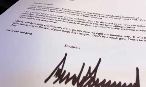 Erdogan a aruncat la gunoi scrisoarea trimisă de Donald Trump jpeg