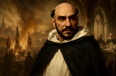 Bernard Gui, inchizitor dominican medieval cunoscut din documentele Inchiziției și din Numele trandafirului png