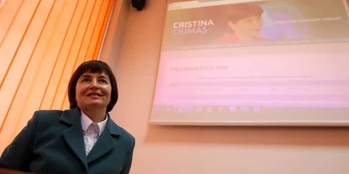 Cristina Ciumaş, prorector UBB (Caius Raţiu)