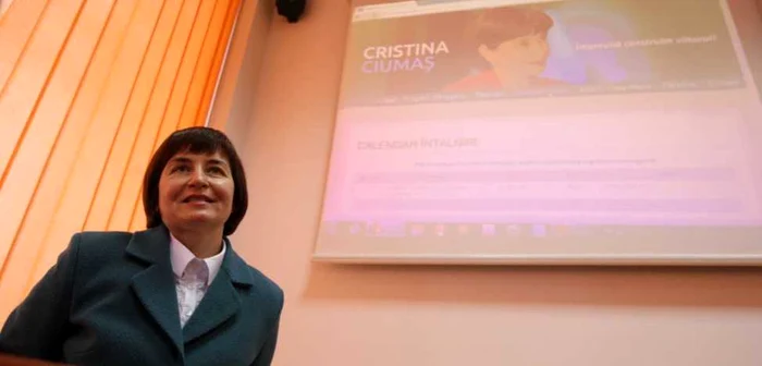 Cristina Ciumaş, prorector UBB (Caius Raţiu)