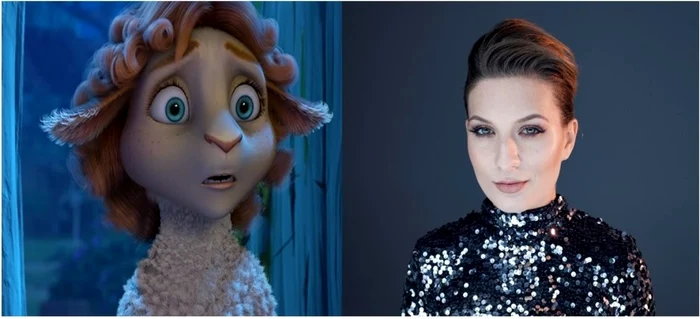 Ana Baniciu o interpretează pe Lyra, cea mai îndrăgită oiţă din turmă