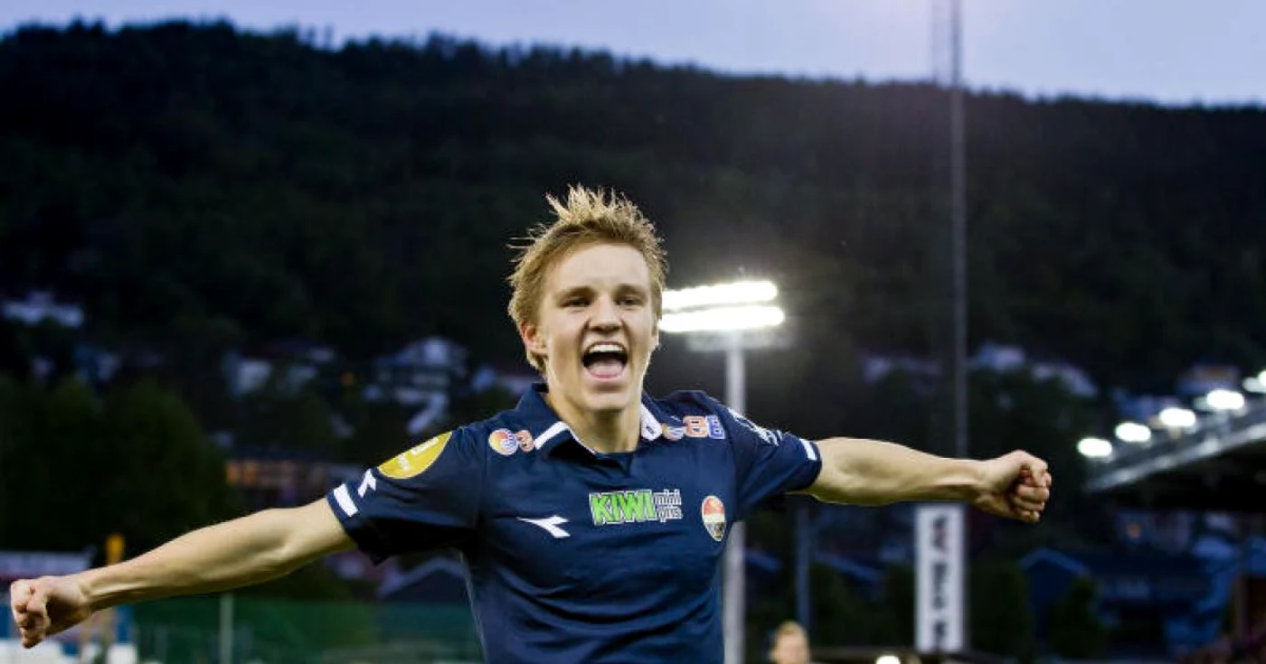Martin Ødegaard, jucăt legitimat la  IF Strømsgodset FOTO NTB scanpix
