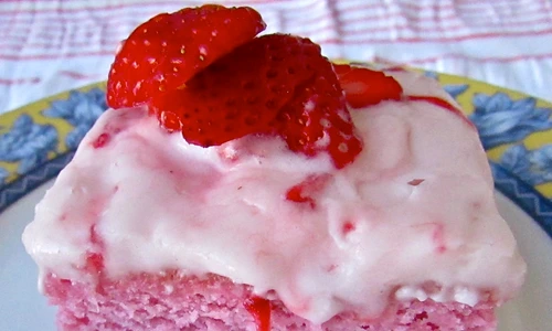 strawberry cake on plate2 jpeg
