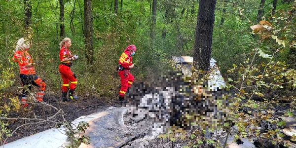 Avion prăbușit la Letca Nouă jpeg