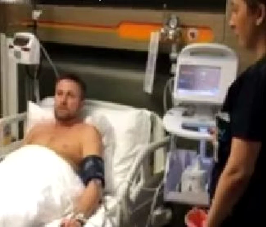 Cătălin Botezatu, în spital (FOTO ACCES DIRECT)