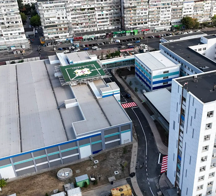 Spitalul Județean Galați are heliport SMURD, pasarelă către UPU și parcare cu peste 460 de locuri