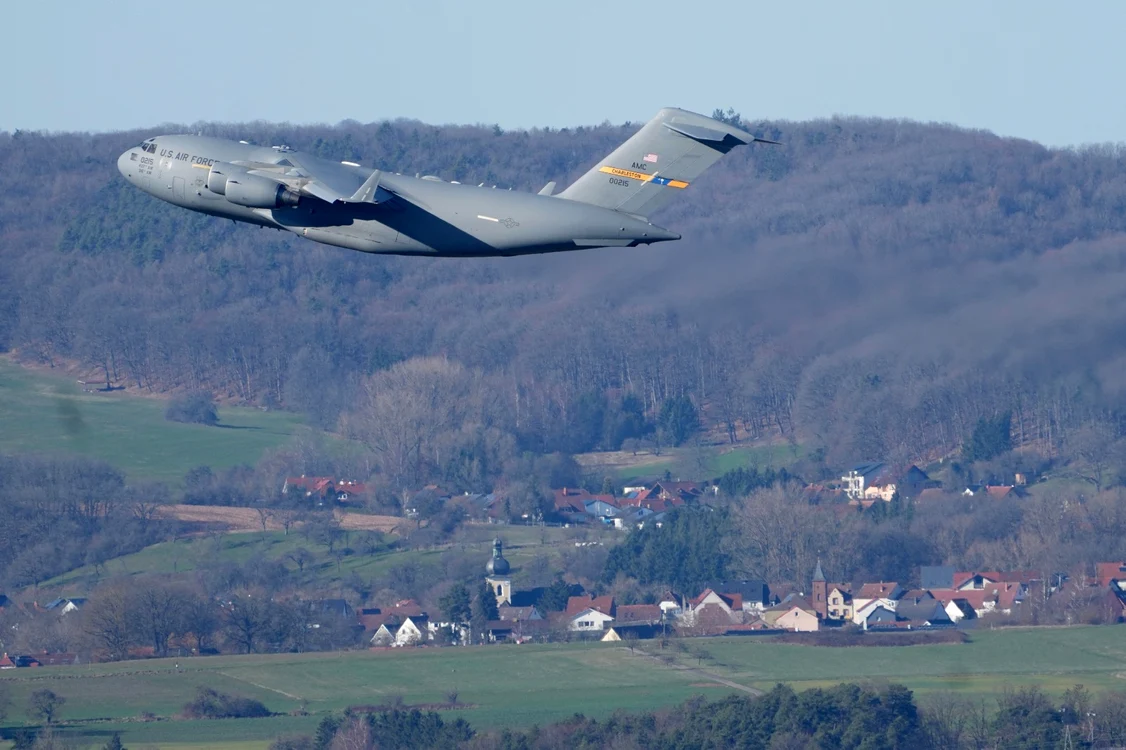 Avion de transport C-17 FOTO AFP