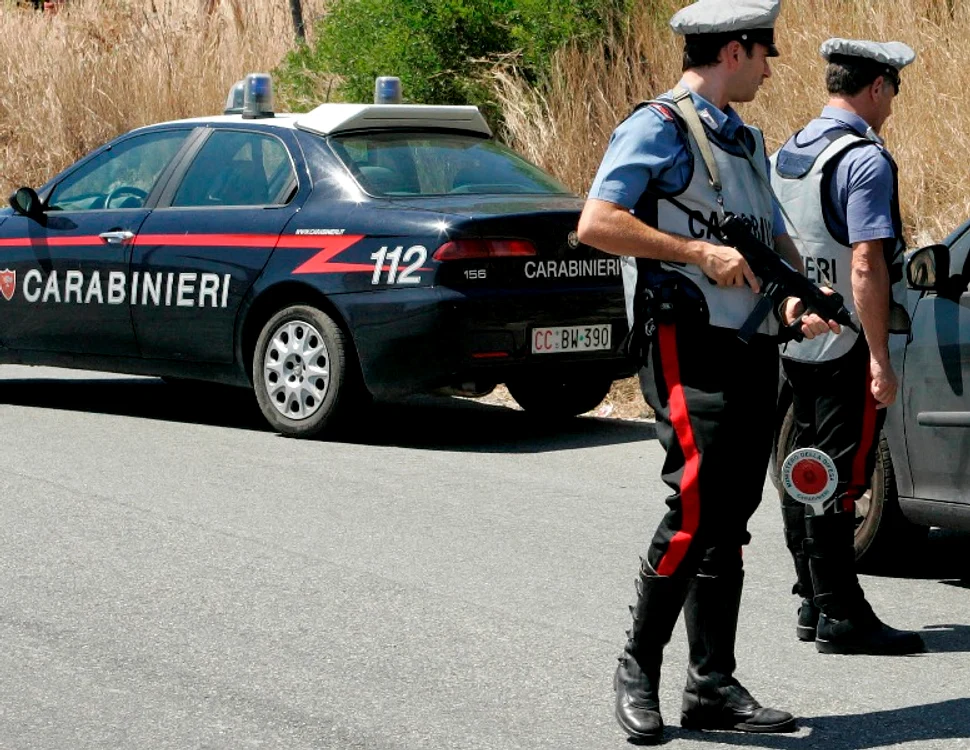Carabinierii l-au identificat în urma unui control de rutină
