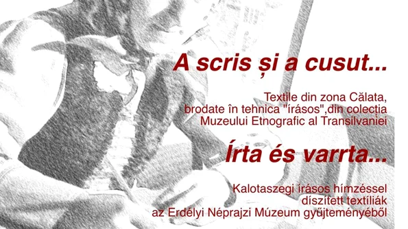 A scris și a cusut Textile din zona Călata, brodate în tehnica írásos, din colecția Muzeului Etnografic al Transilvaniei” jpeg