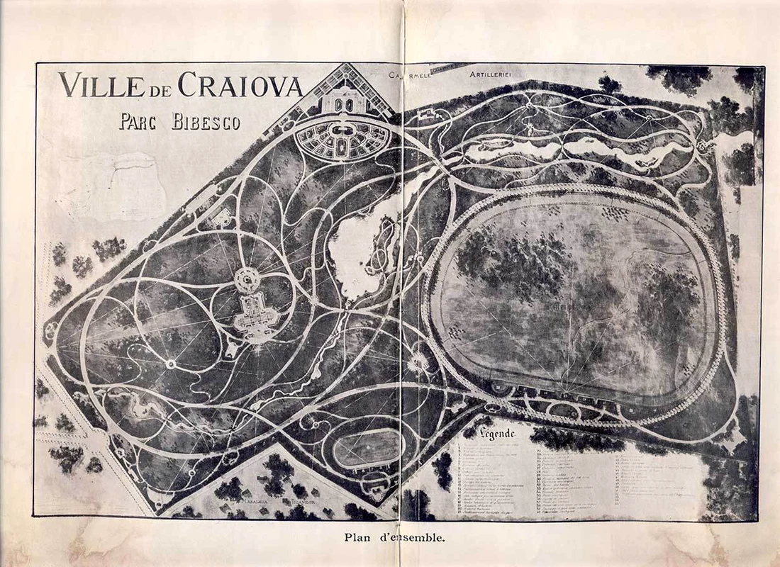 Parcul Nicolae Romanescu împlinește 120 de ani- Schita ansamblu 
