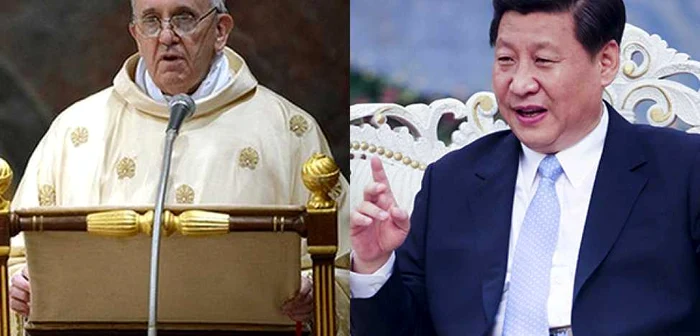 Papa Francisc şi Xi Jinping FOTO breakingnews242.com