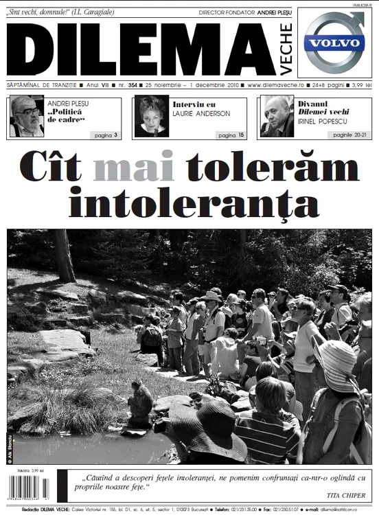 Cît mai tolerăm intoleranța? jpeg