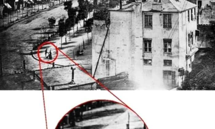 Prima fotografie din istorie a unei fiinţe umane jpeg