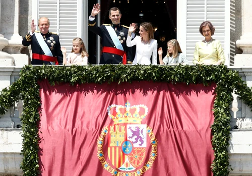 Regele Juan Carlos în ziua abdicării, 19 iunie 2014