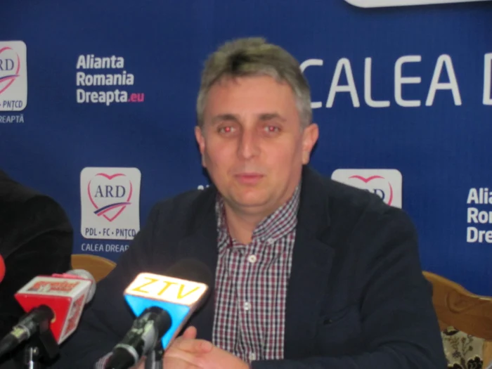 Lucian Bode a susţinut ieri o conferinţă de presă FOTO Olimpia Man