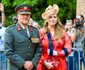 Prințesa Catharina-Amalia și tatăl ei Regele