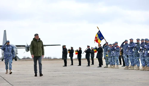 Marcel Ciolacu, vizită la Baza Aeriană Mihai Kogălniceanu FOTO Facebook 