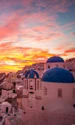 Apus în Santorini Grecia Foto Planet Bell dms