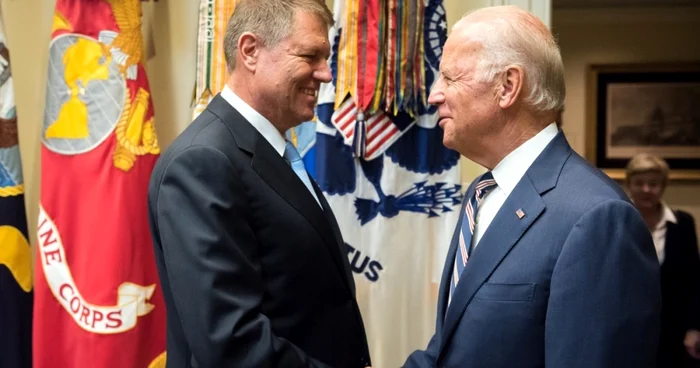 Klaus Iohannis si Joe Biden FOTO Caleaeuropeana.ro