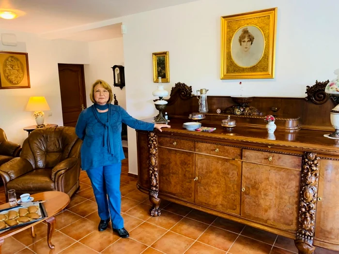Tora Vasilescu în casa din Buftea FOTO TVR
