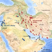 Harta geopolitică a Orientului Mijlociu 2026 png